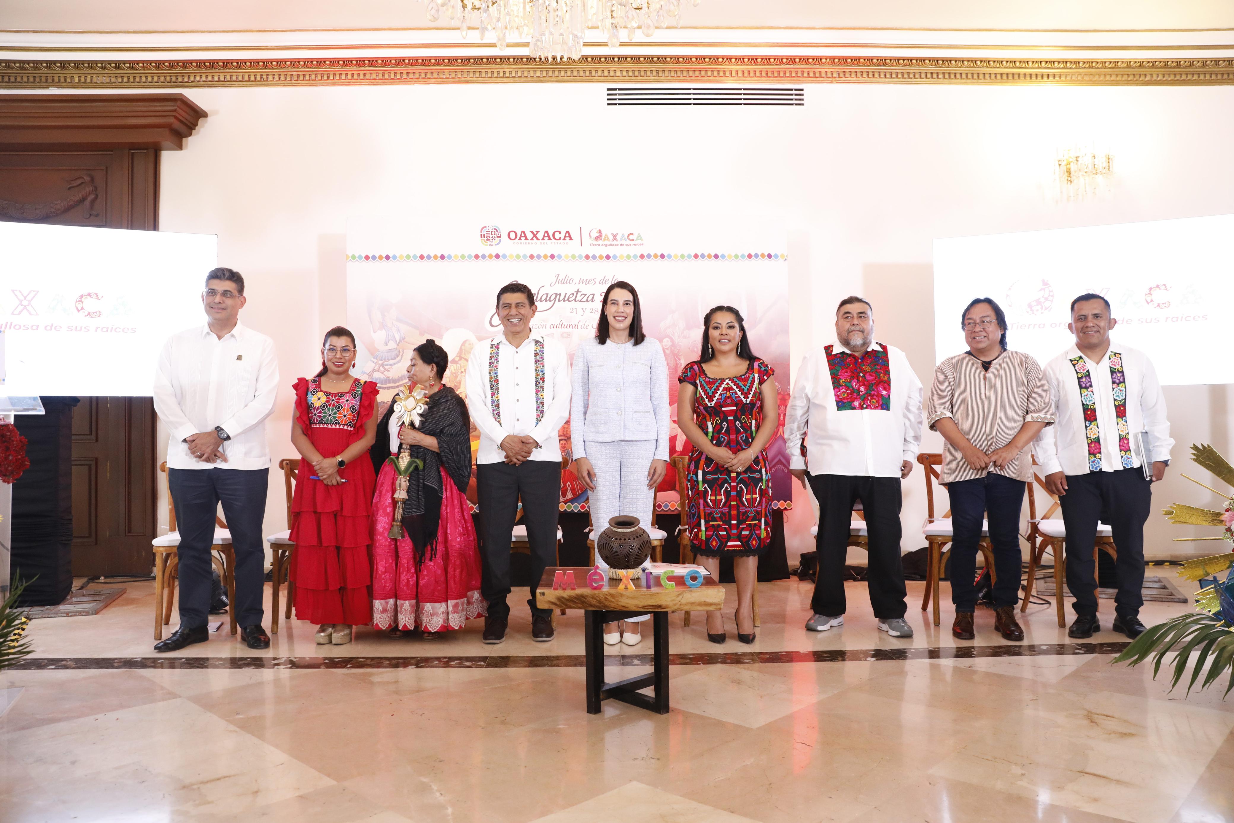 Presentan Sectur y Gobierno de Oaxaca la Guelaguetza 2025