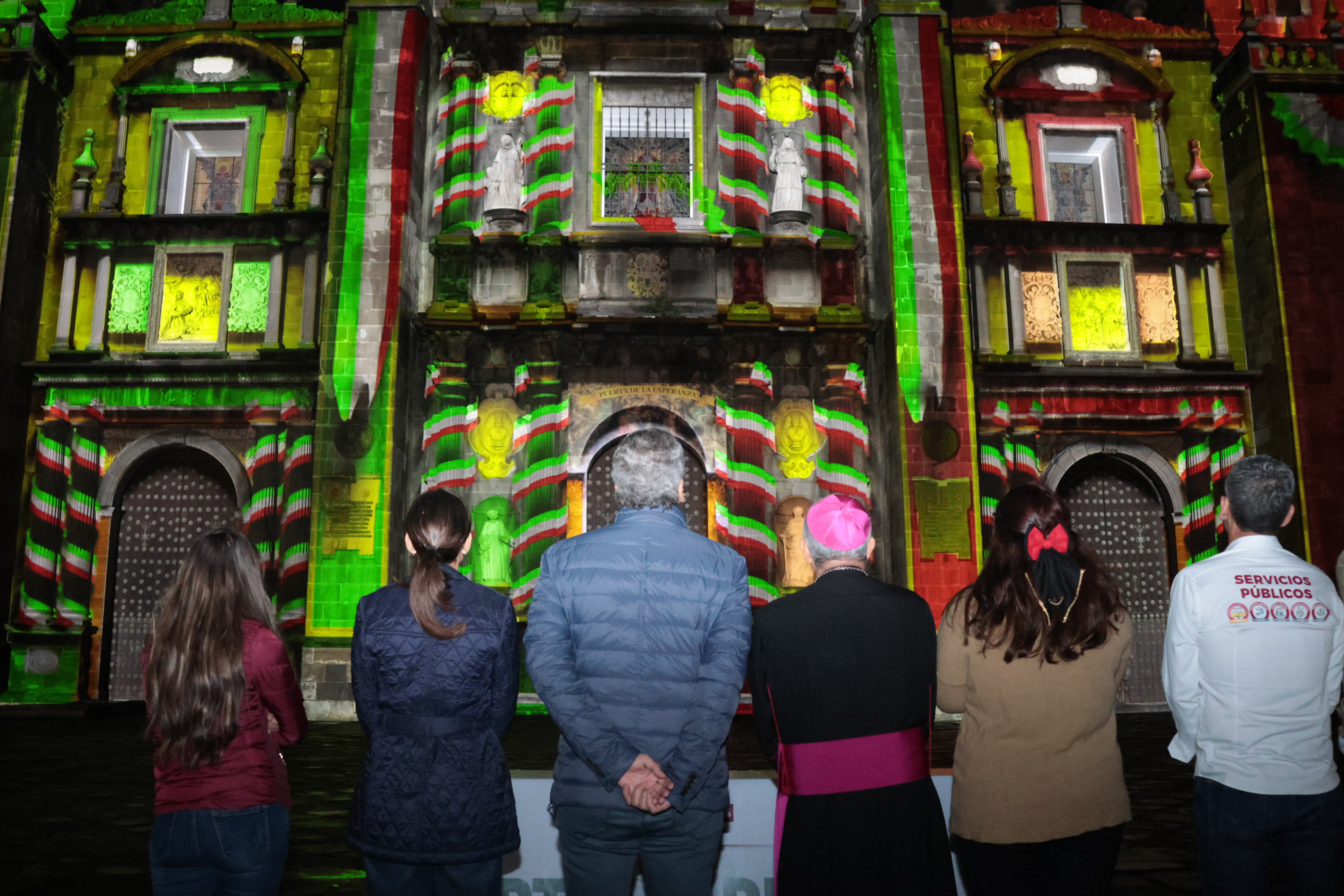 VIDEO Videomapping en Puebla por el 215 aniversario de la Independencia de México