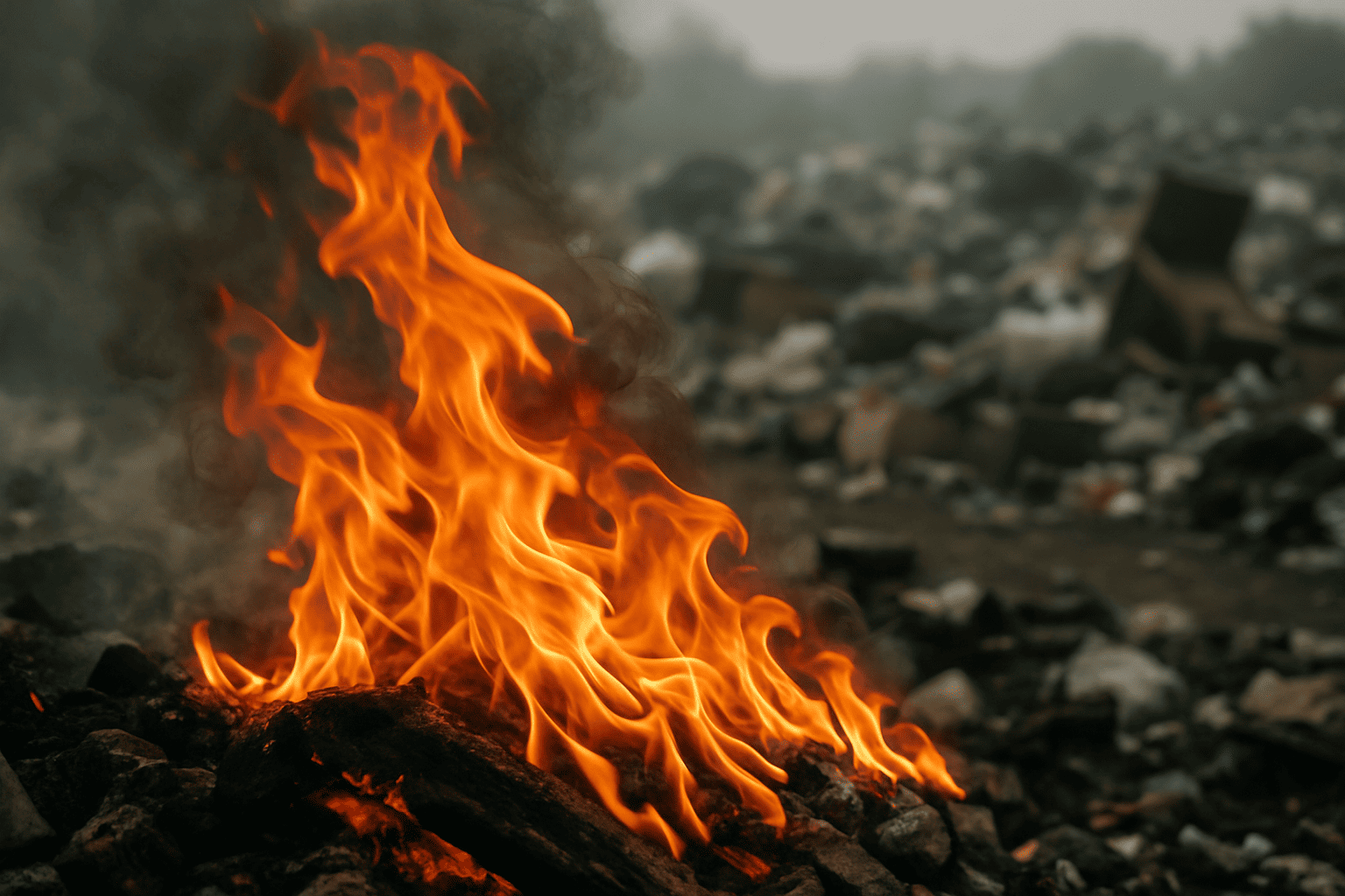 Activa San Pedro Cholula protocolo de emergencia por incendio