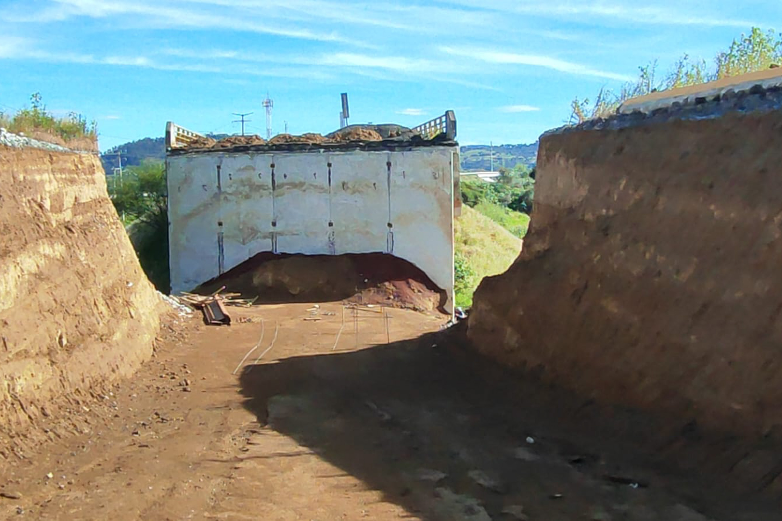 VIDEO En una semana estará listo socavón en Huejotzingo