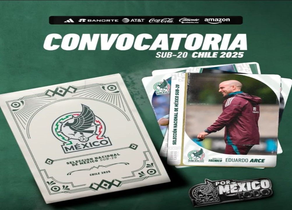 Lista convocatoria oficial de México Sub-20 para el Mundial de Chile