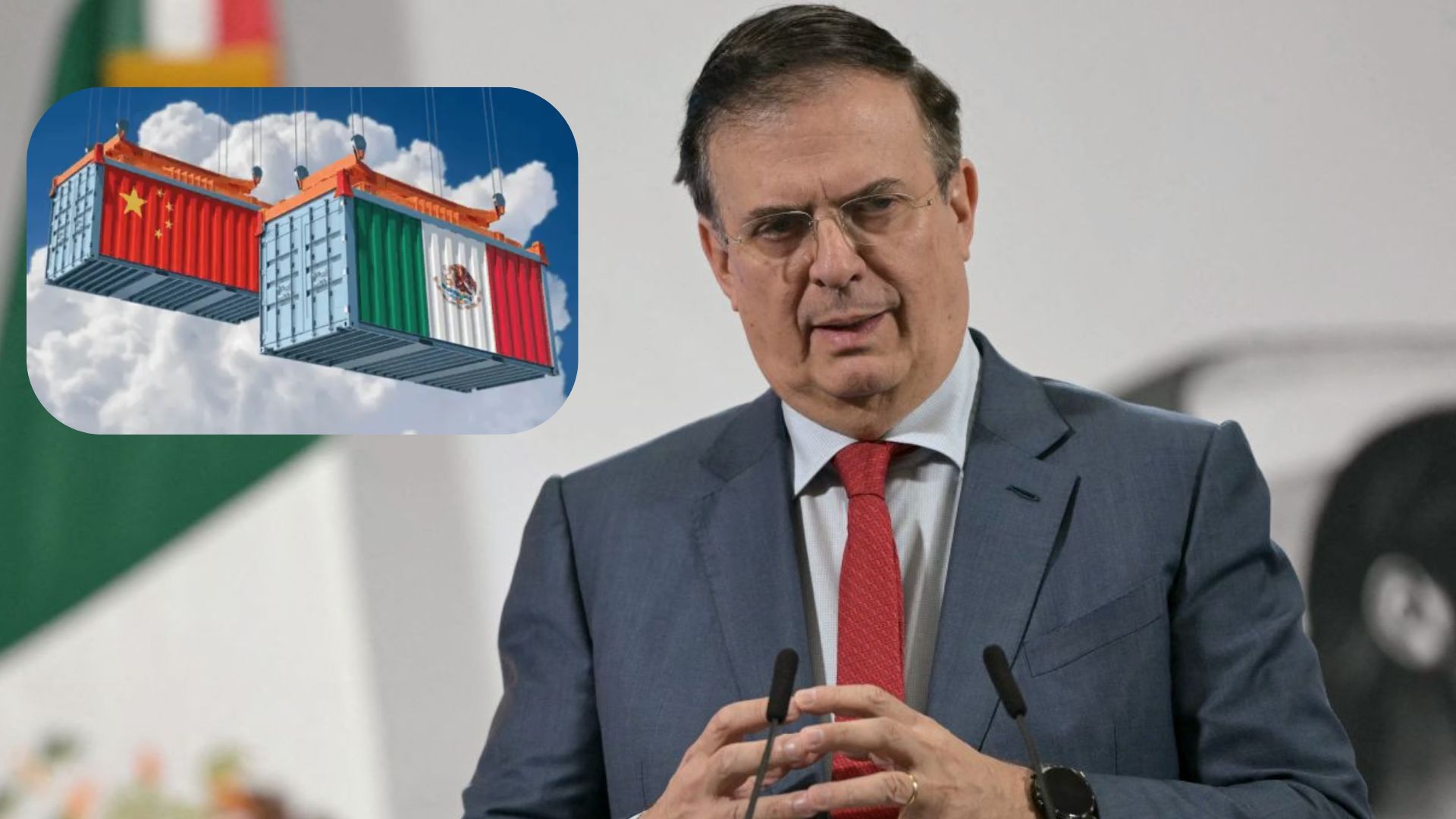 Ebrard niega que implementación de aranceles sea una estrategia geopolítica 