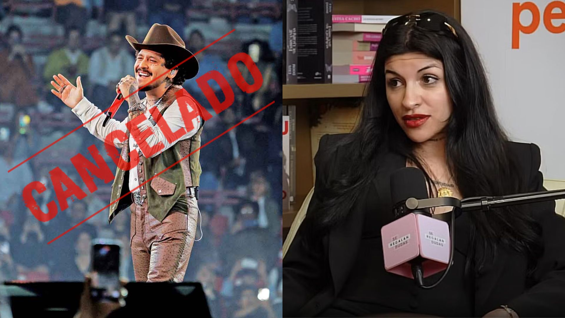 Exigen cancelar concierto de Nodal en Morelia, por presunta violencia vicaria a Cazzu