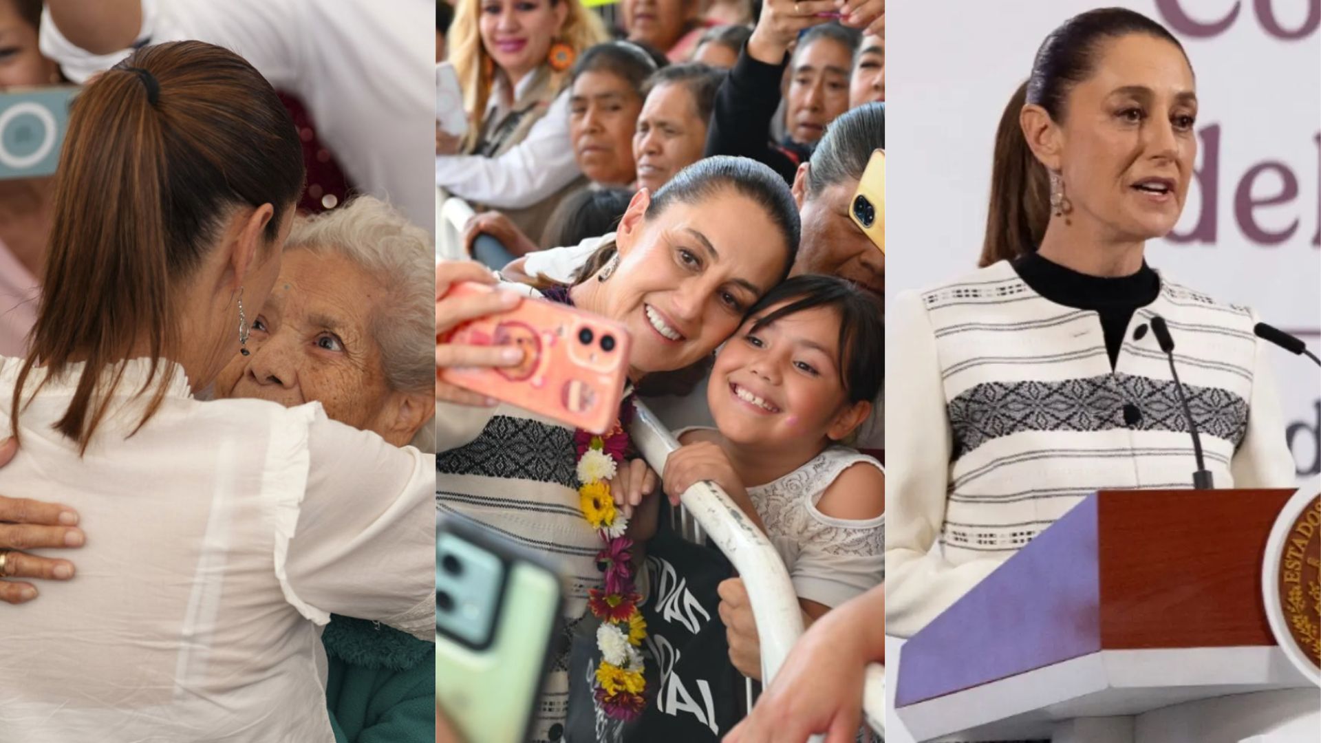 En Aguascalientes, Guanajuato y Zacatecas, Sheinbaum inició gira para rendir cuentas