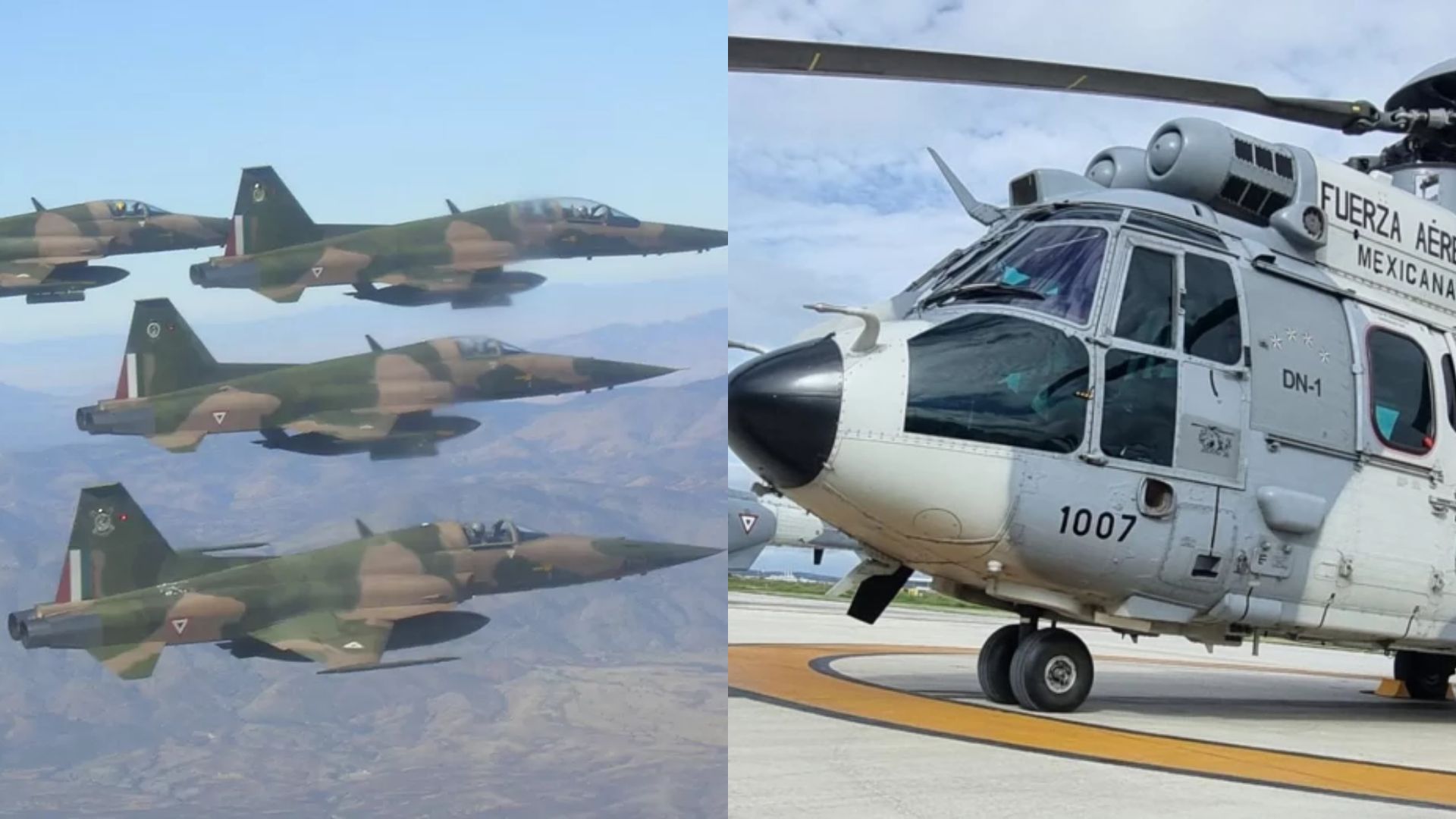 En Desfile Militar Cívico de la CDMX, hubo más de 100 aeronaves del ejercito