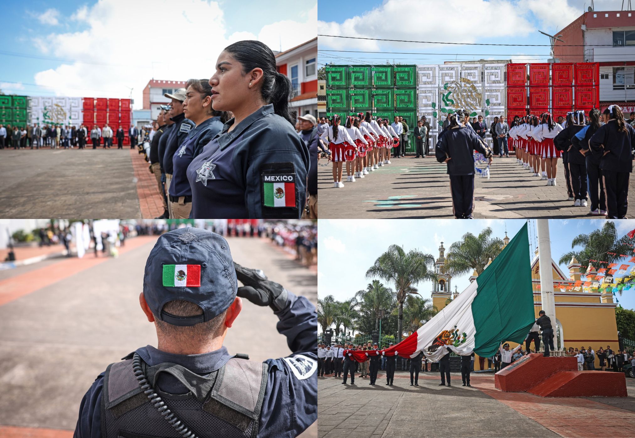 Cuautlancingo honra el sacrificio de los Niños Héroes de Chapultepec