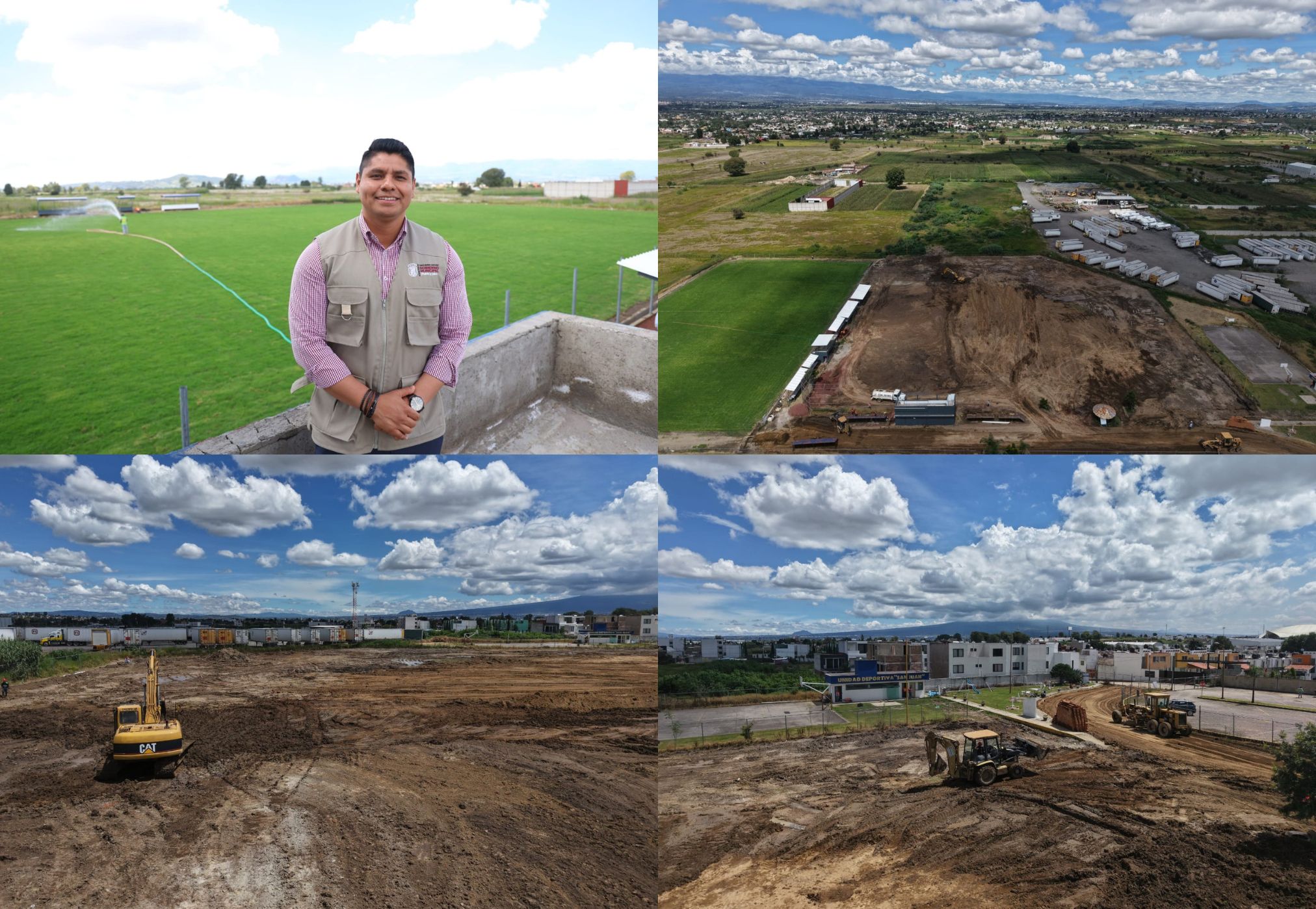 Recuperan complejo deportivo abandonado en Cuautlancingo; beneficiario a jóvenes y familias