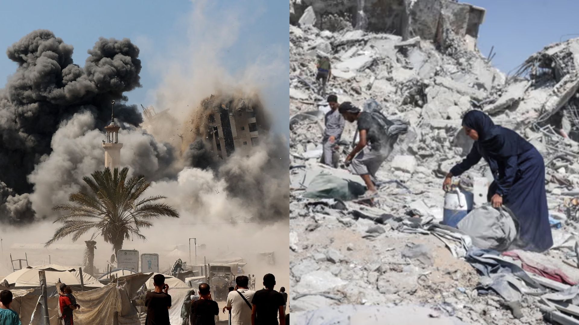 Más bombardeos de Israel azotan a civiles en Gaza