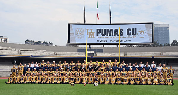 Pumas CU debuta contra los Aztecas en la Temporada 2025 de la Onefa