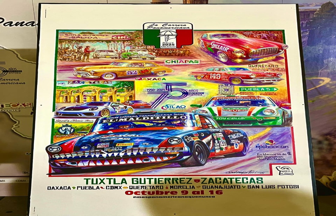 Puebla formará parte de los 75 años de la Carrera Panamericana