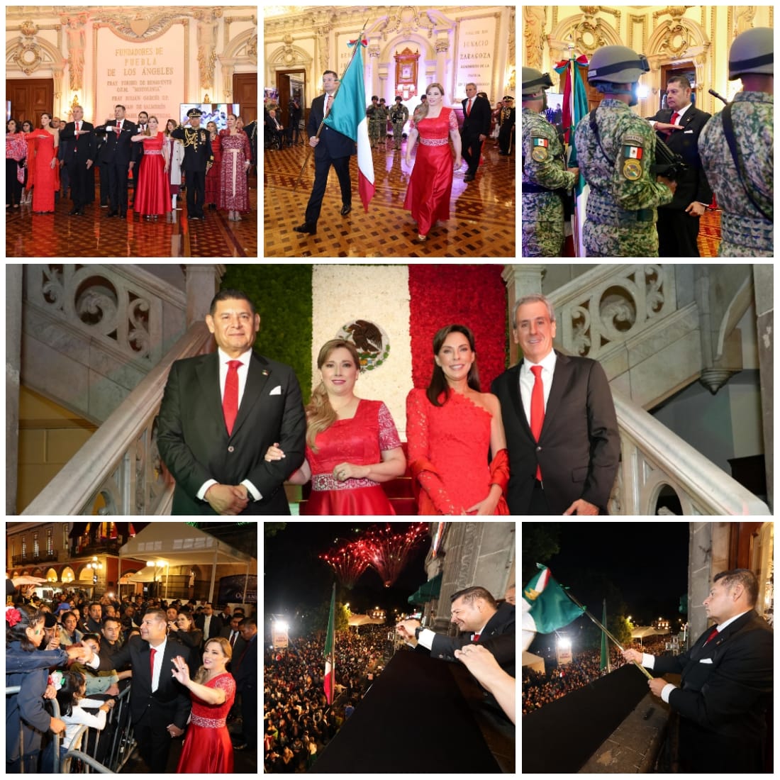 Con patriotismo, Puebla vibra con primer grito de Independencia del gobernador Alejandro Armenta