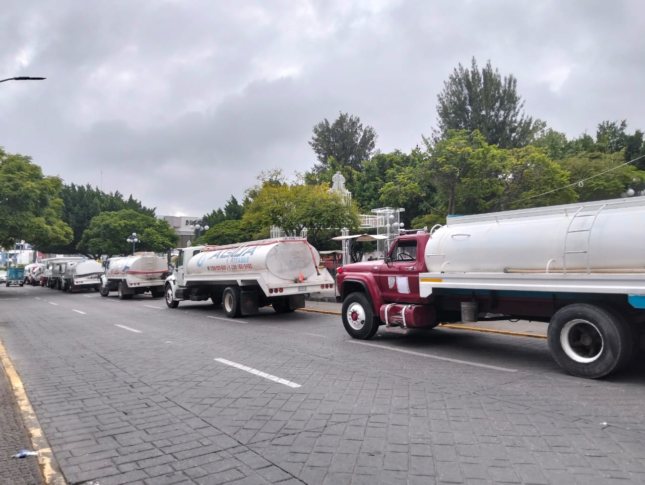 Protestan piperos en Tehuacán para exigir no ser criminalizados en los operativos de Conagua 