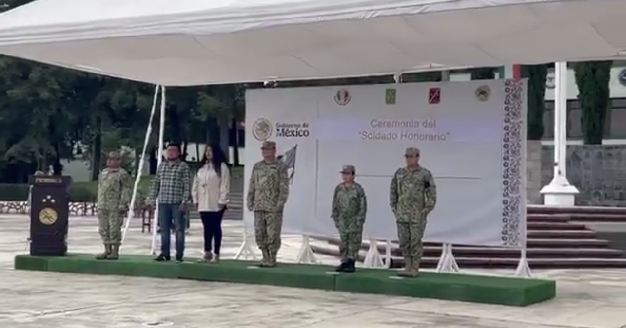 Alejandro, menor con cáncer, cumple su sueño de ser soldado por un día