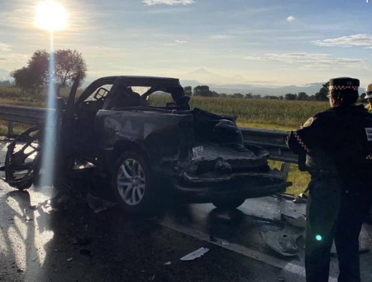 Un muerto y un herido, tras accidente en la Amozoc-Perote 