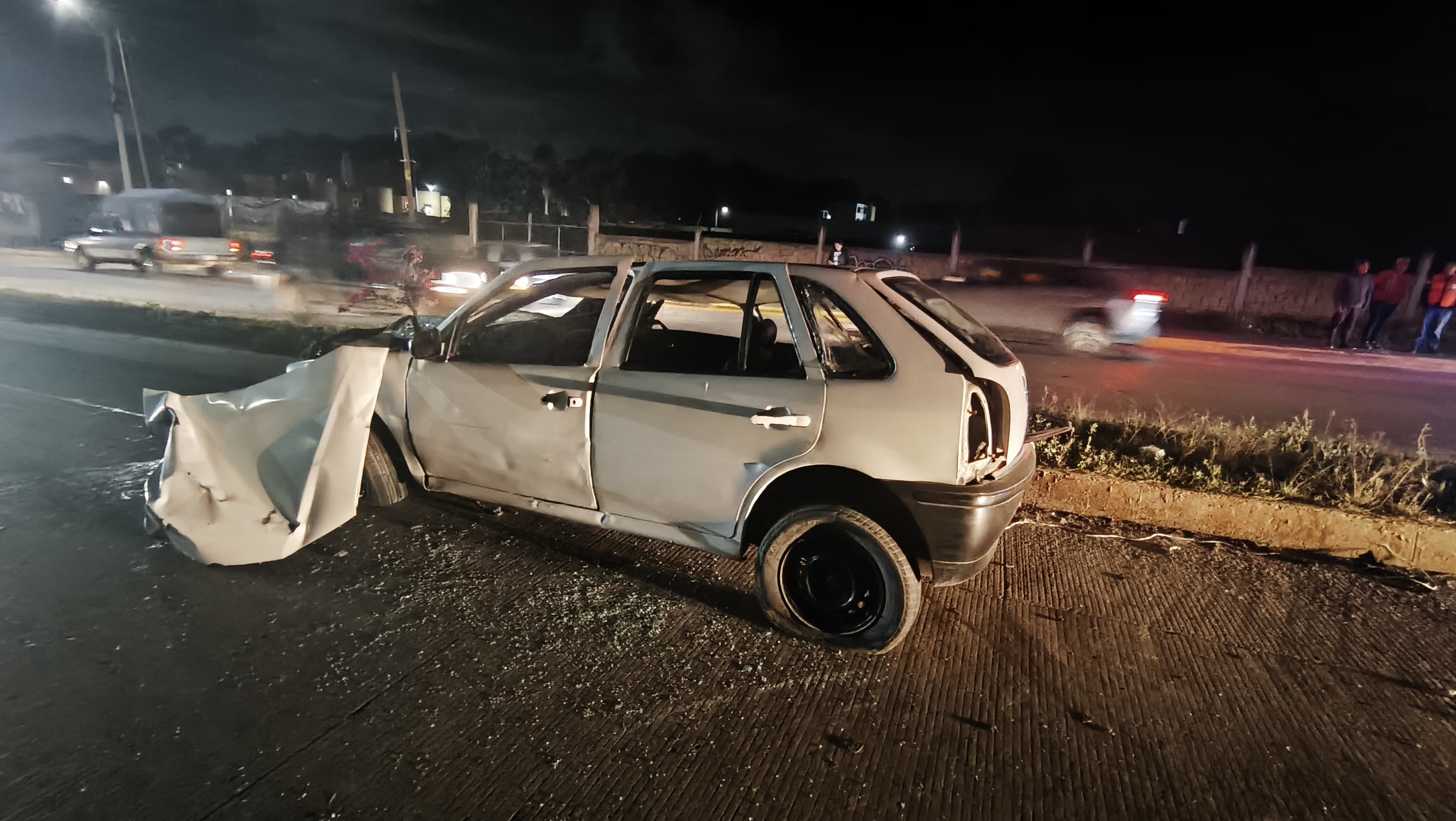 Tres menores y un adulto lesionados, el saldo de un accidente en Amozoc