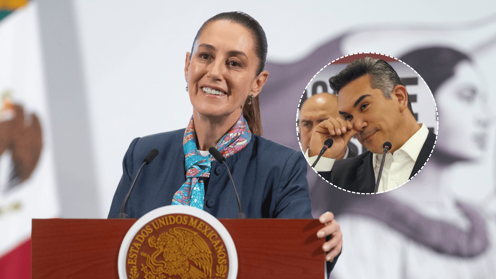 Alejandro Moreno hace el ridículo en Washington: Claudia Sheinbaum