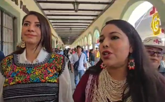 Concreta Tonantzin Fernández trueque intercambian por despensas