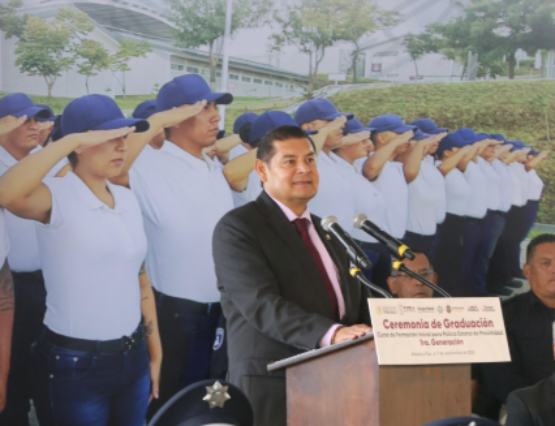 Armenta va por Unidad Habitacional en Amozoc para policías de Puebla 