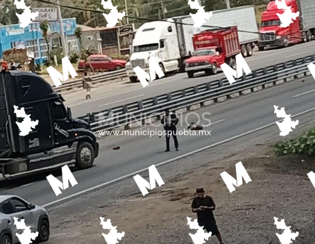 Atropellan a persona sobre la Puebla-Orizaba