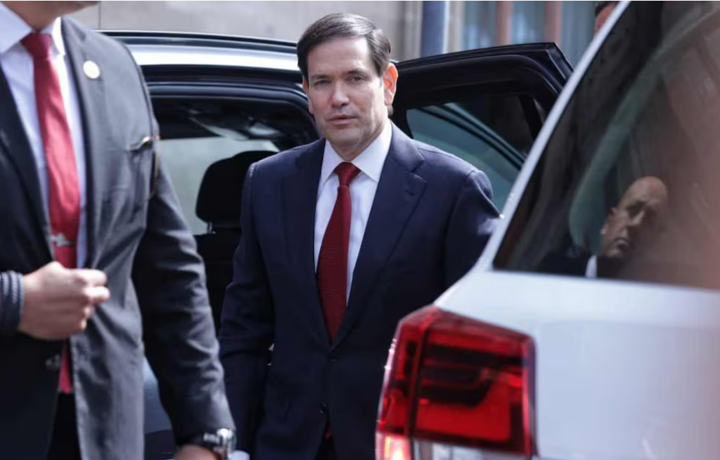 Marco Rubio llega a Palacio Nacional para reunión con Sheinbaum 