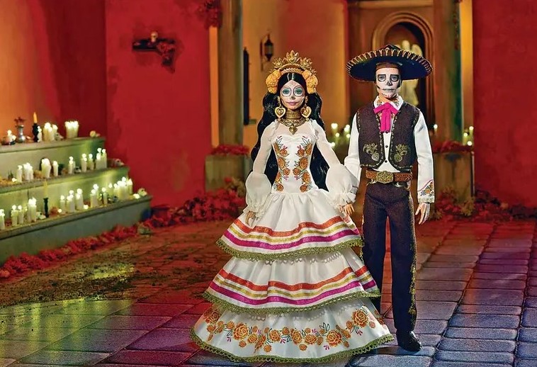 Mattel lanza Barbie y Ken Día de Muertos 2025