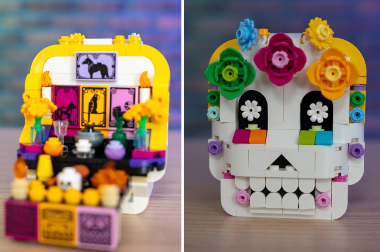 Ofrenda y Calavera LEGO, el set especial de Día de Muertos