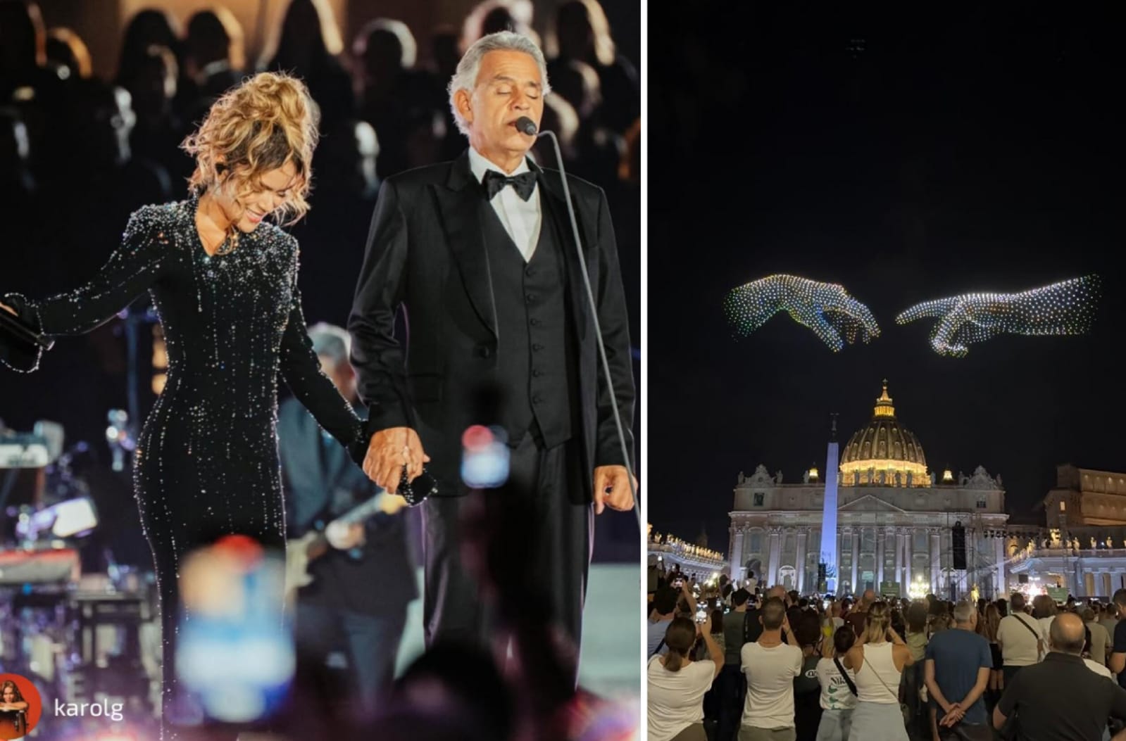 El vaticano brilló con el concierto Grace for the world, con grandes figuras de la música 