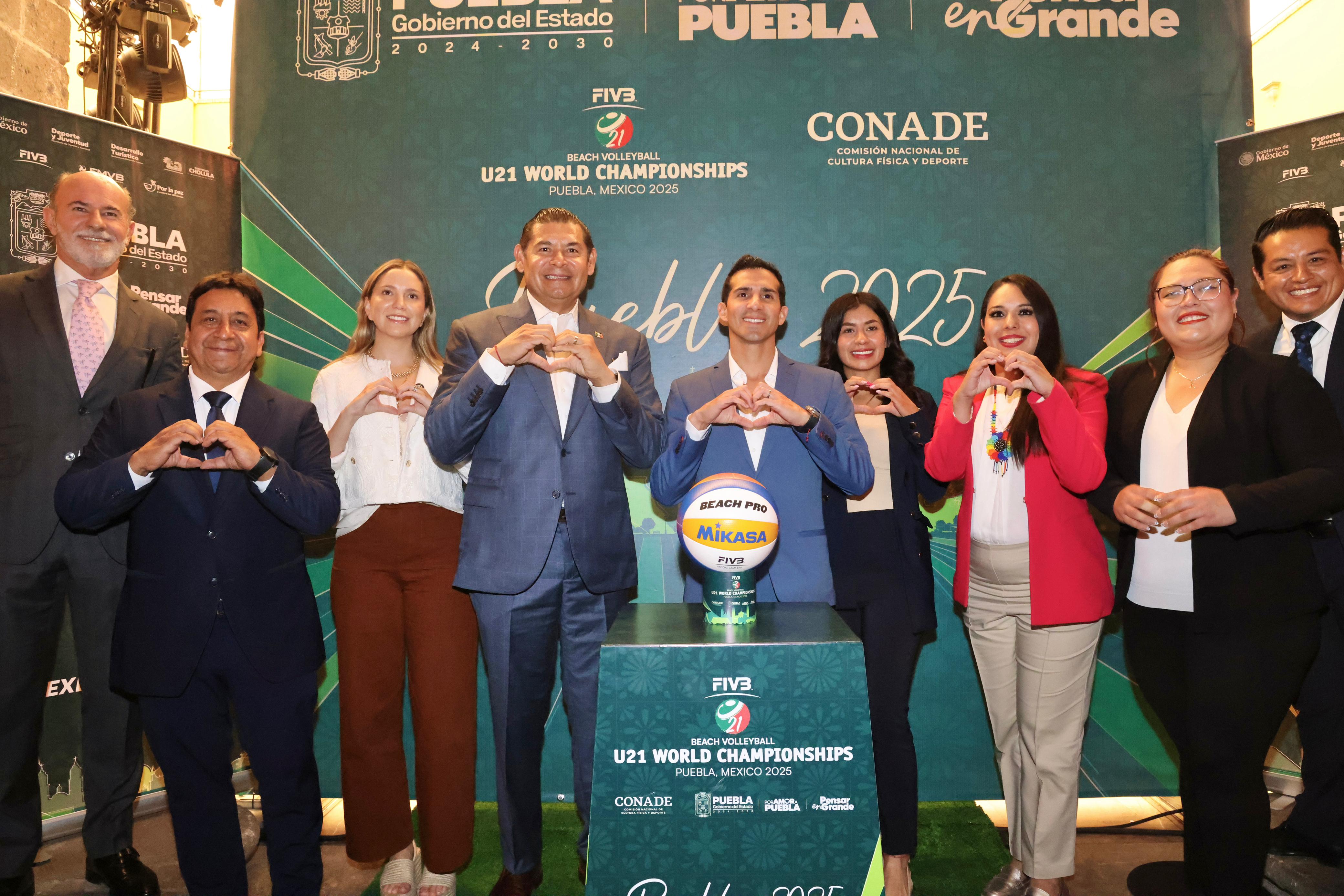 Puebla epicentro deportivo gracias al Mundial Sub-21 de Voleibol de Playa Puebla 2025: Armenta