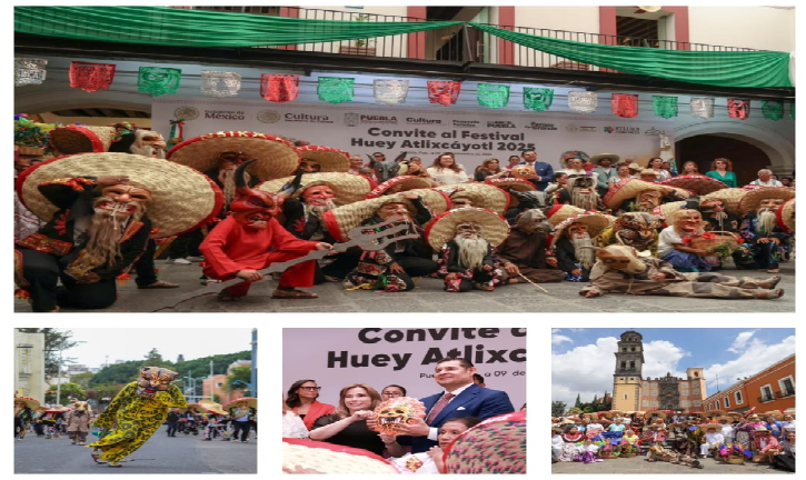Huey Atlixcáyotl 2025, orgullo de Puebla, esencia del México profundo: Armenta 