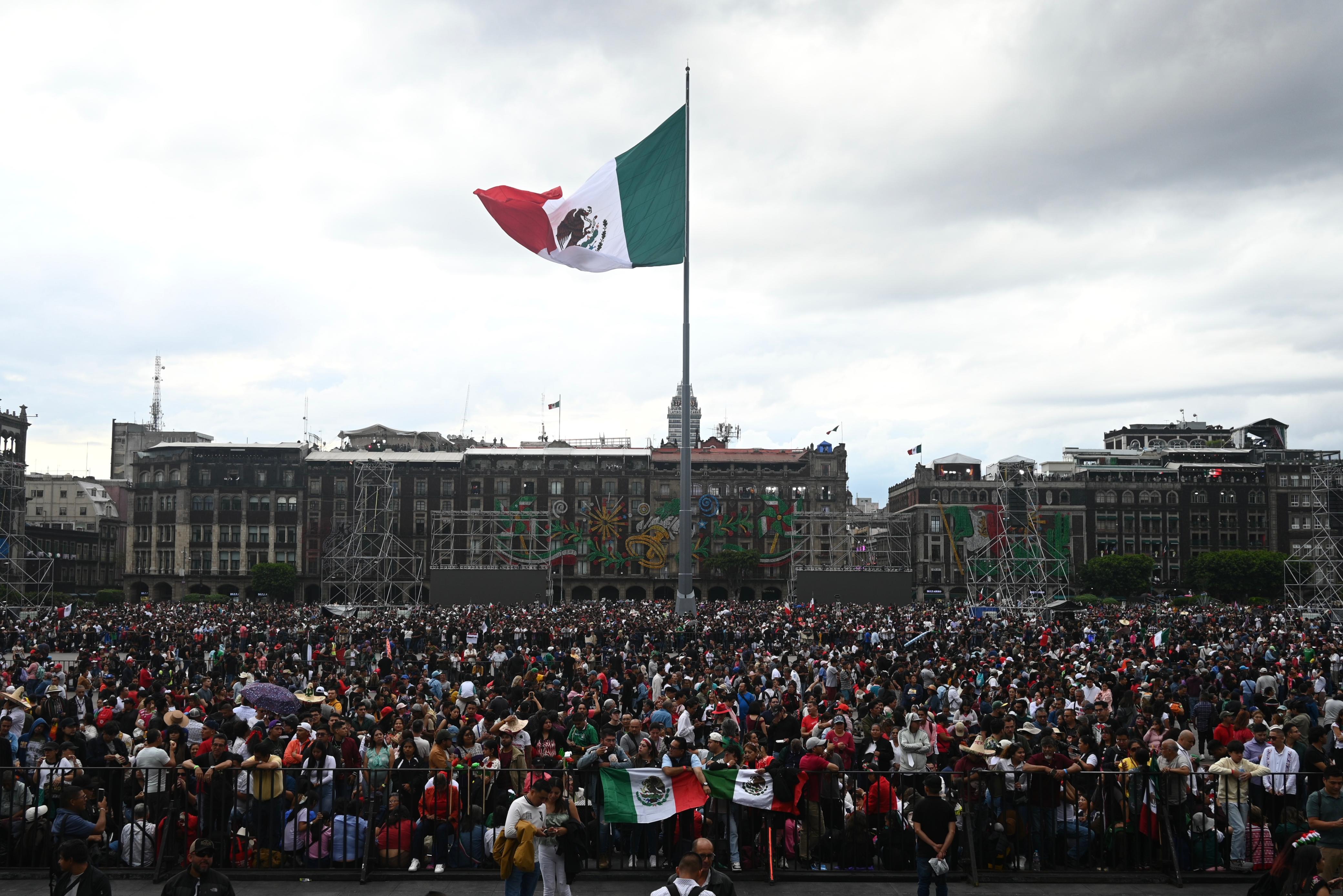 VIDEO Todo listo para el Grito de Independencia de Claudia Sheinbaum
