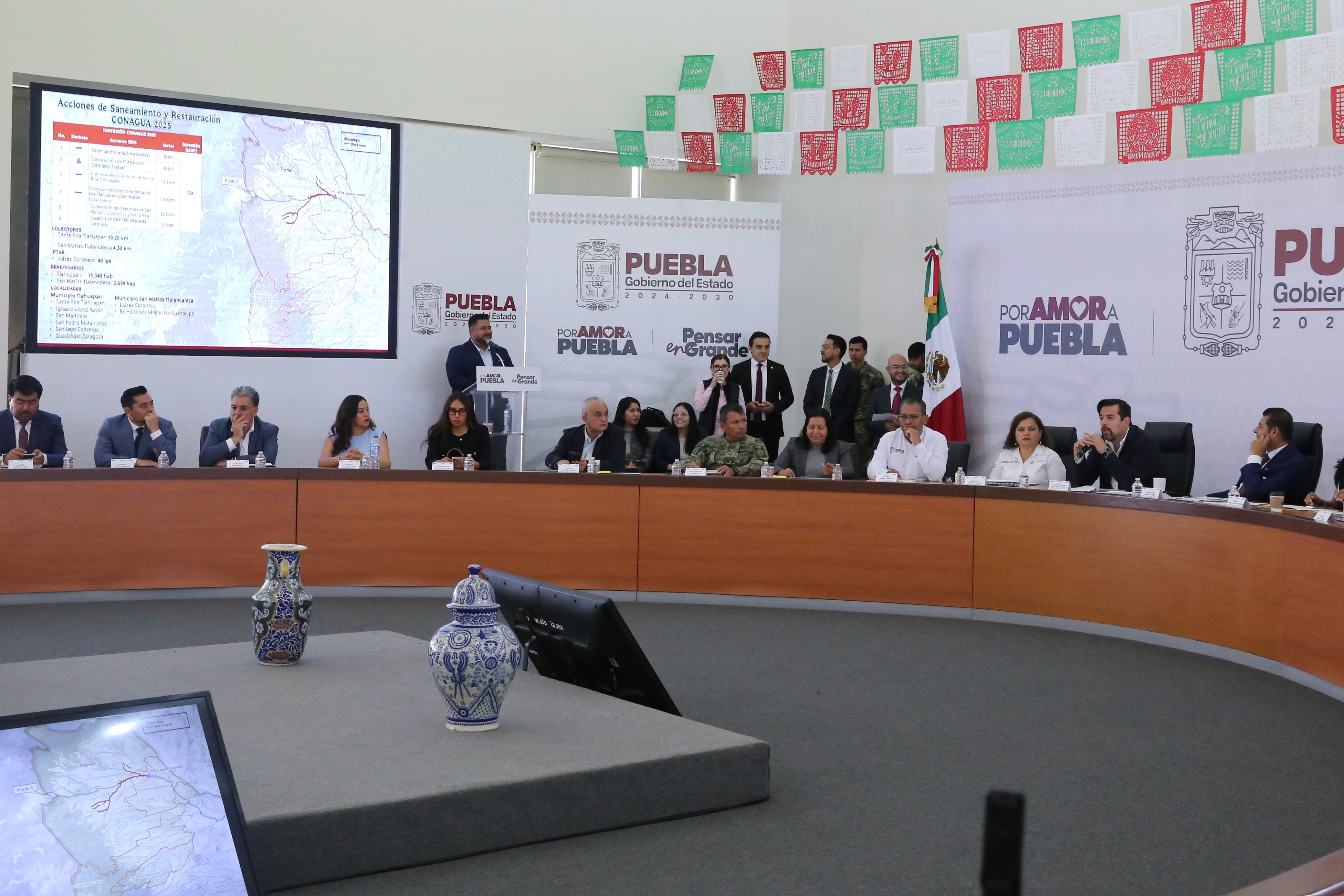 En Puebla avanza Plan Hídrico Nacional con rescate del Río Atoyac