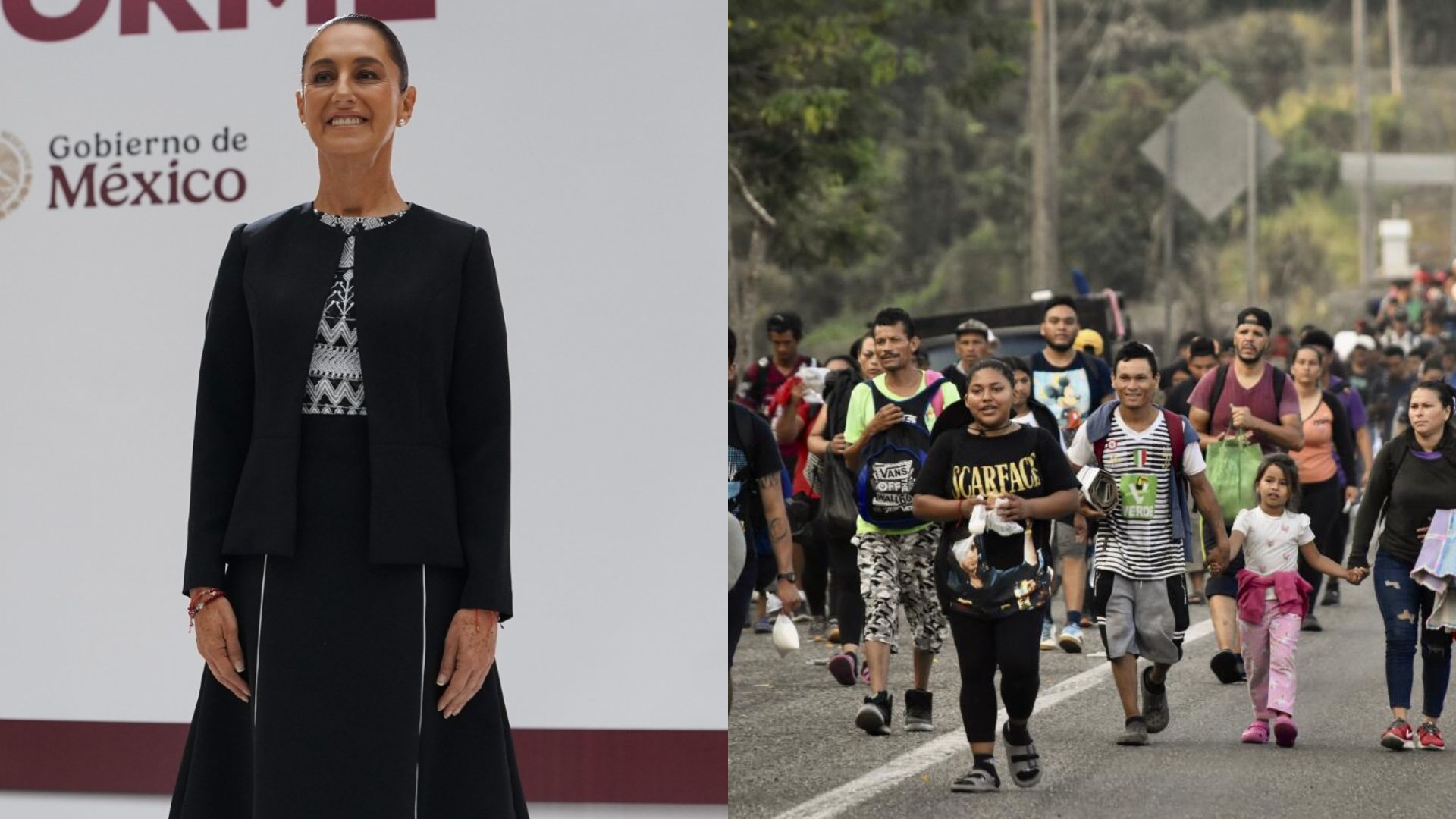 En su 1er informe, Sheinbaum destacó apoyo a migrantes mexicanos deportados