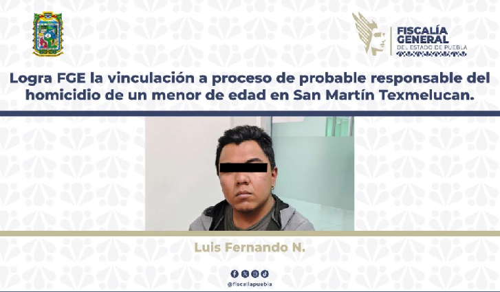 Golpeó y mató al hijo de su pareja en Texmelucan; era menor de edad