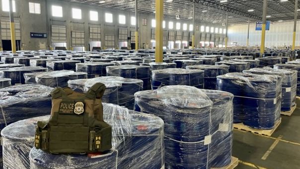 EE.UU. asegura 300 toneladas de químicos destinados al Cártel de Sinaloa