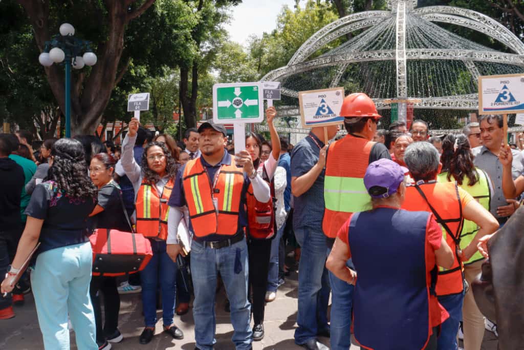Informe sobre el resultado del 2º Simulacro de Sismo en la capital poblana