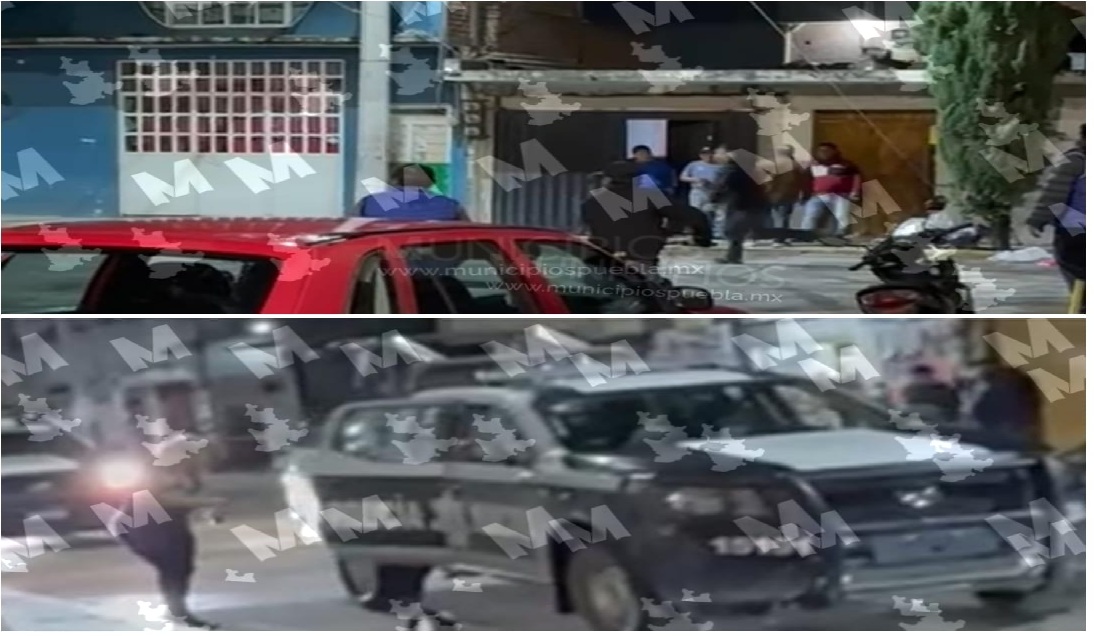 Sujetos dispararon a policías de Texmelucan y desataron persecución