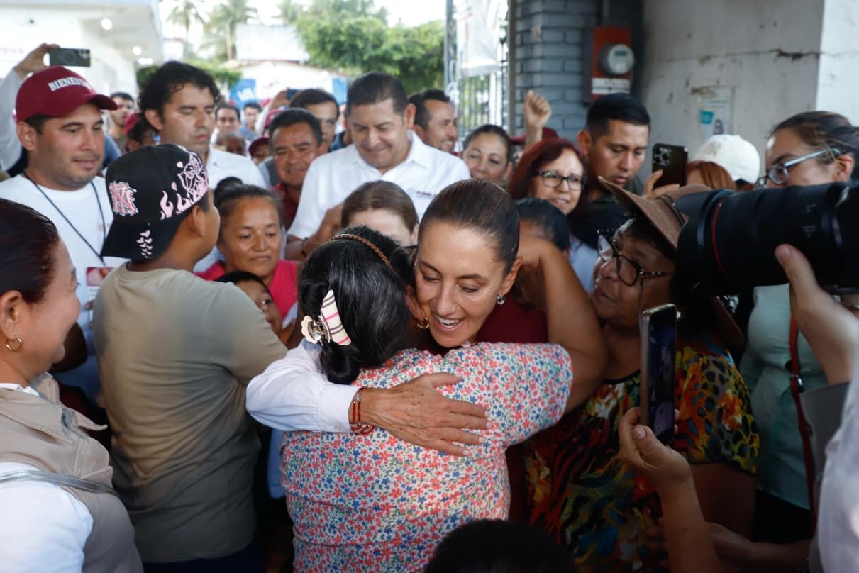 No nos vamos de aquí: afirma Sheinbaum tras visita en Sierra Norte 