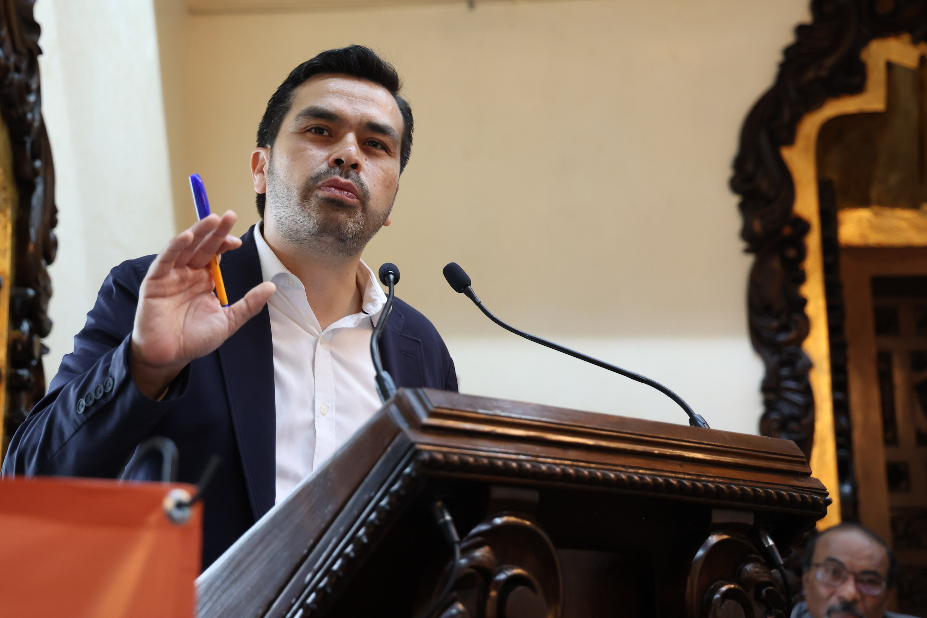 VIDEO Eduardo Rivera tiene abiertas las puertas en MC, afirma Jorge Álvarez Máynez