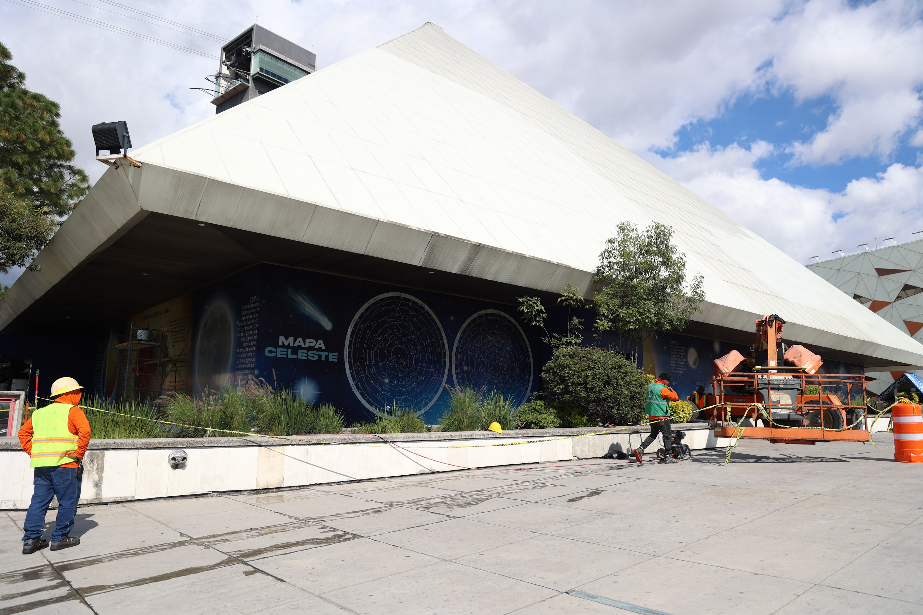 El Planetario de Puebla recibe mantenimiento