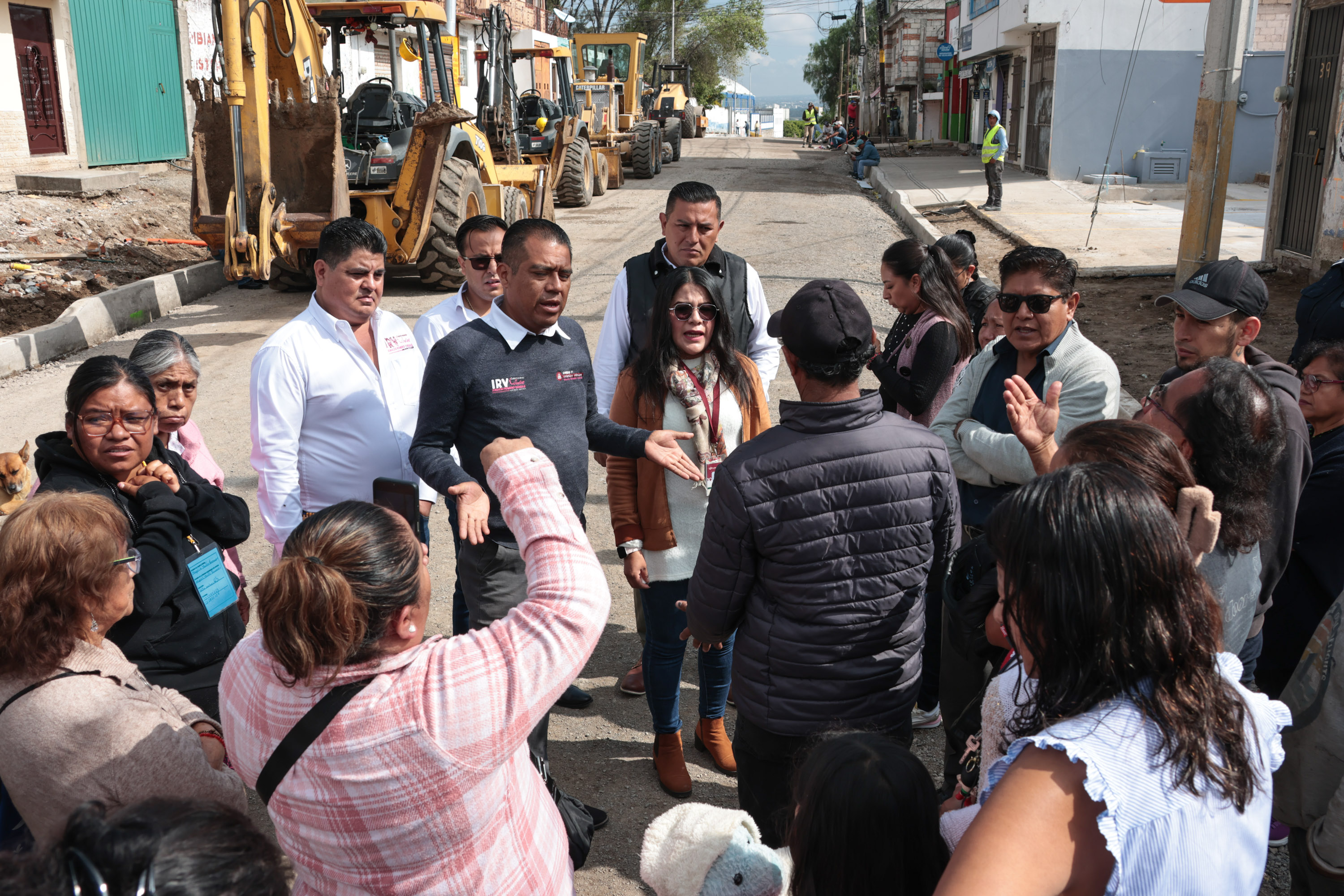 VIDEO Se manifiestan vecinos de la junta auxiliar Ignacio Romero Vargas
