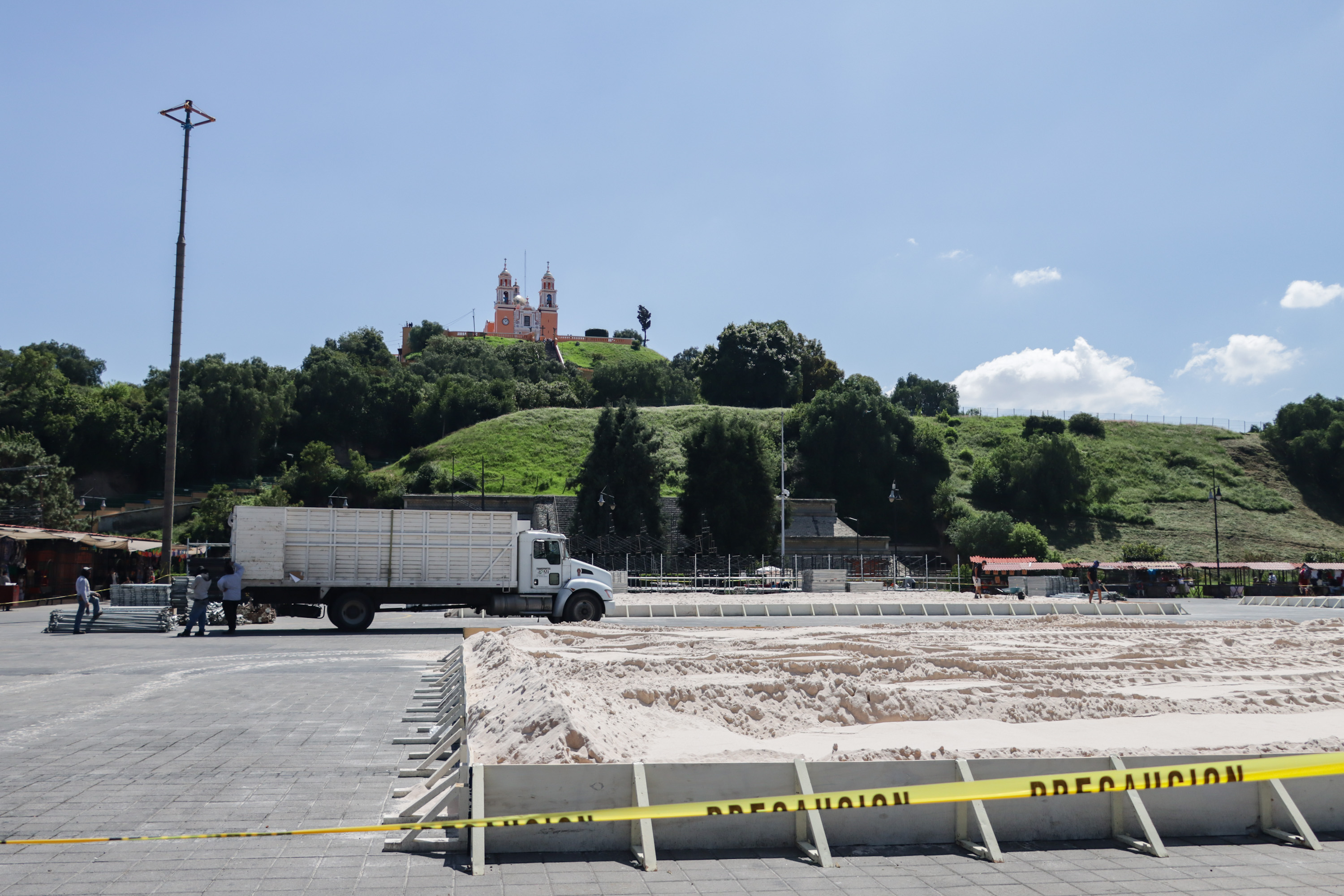 VIDEO Alistan escenario para el Campeonato Mundial de Voleibol de Playa Sub-21