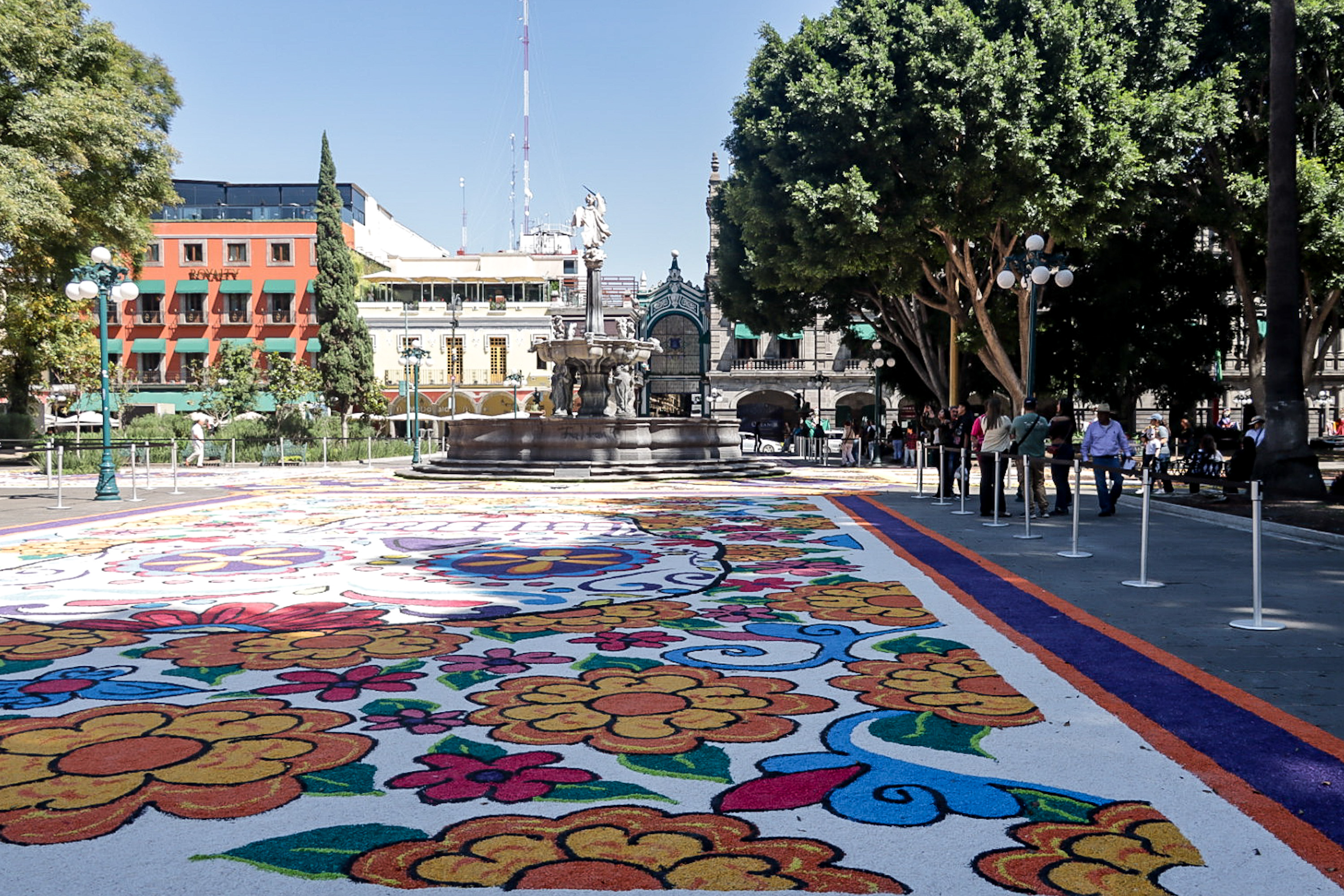 VIDEO Puebla disfruta de la belleza de los Tapetes monumentales de Huamantla 