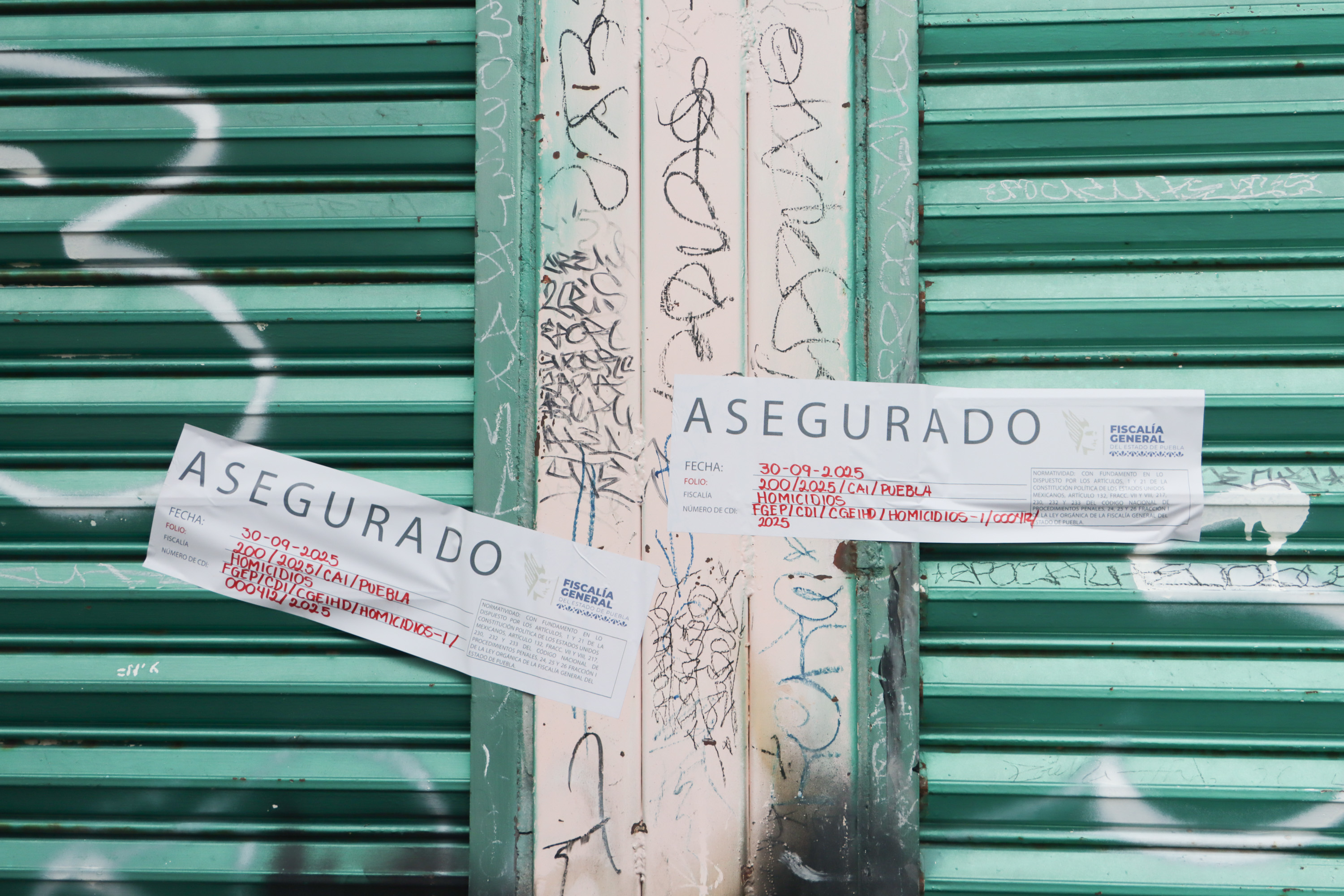 Dos emplayados en Centro de Puebla fueron asesinados en Mercado Morelos: FGE