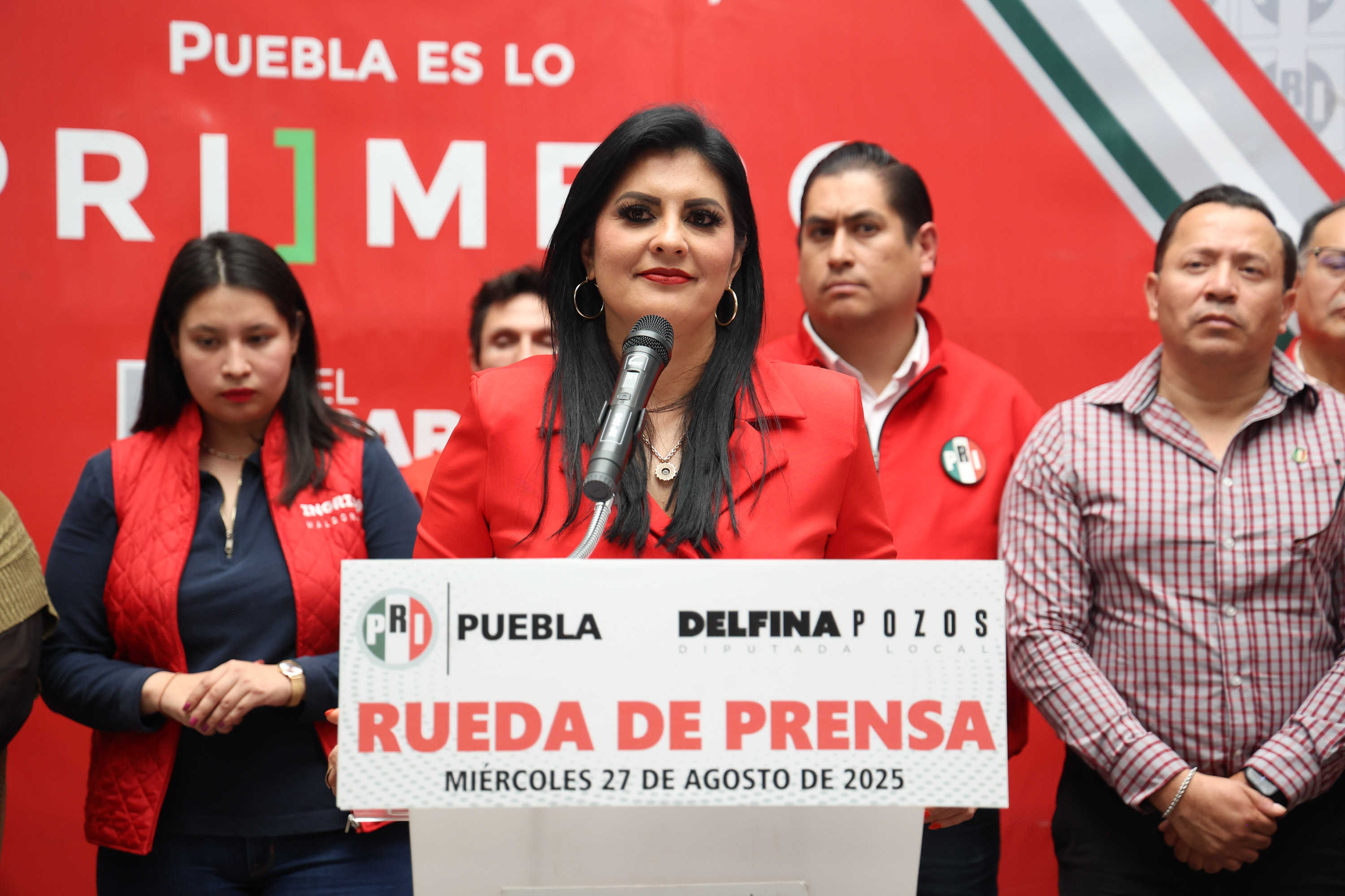 Niega Delfina Pozos que haya dados cargados a favor de Lorenzo Rivera en el PRI
