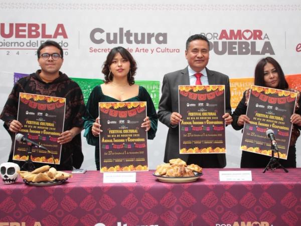 Coronango invita a las actividades del Festival Ánimas, incienso y cempasúchil