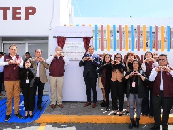 Armenta reapertura Centro Educativo de Cuidado Infantil y Estancia Número 1 del ISSSTEP