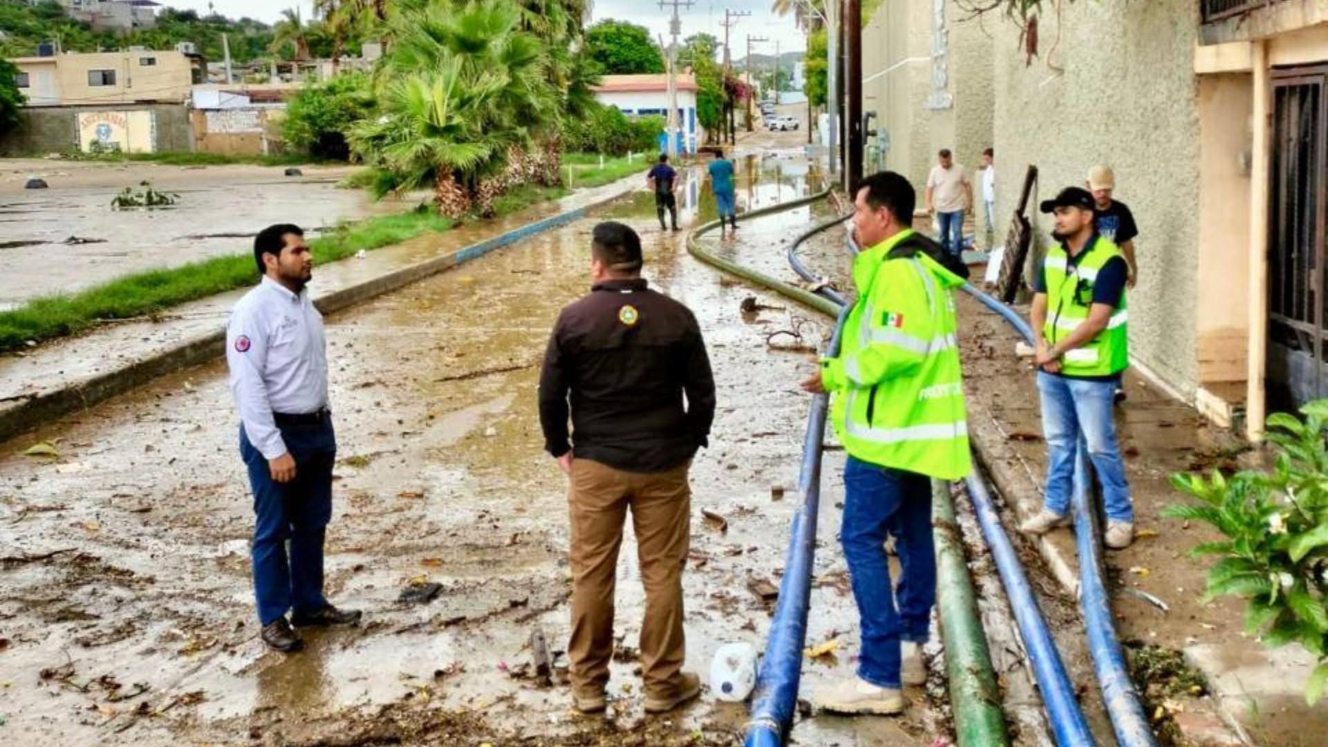 Por fuertes lluvias en el país, cerca de 40 viviendas en Nayarit resultaron devastadas 