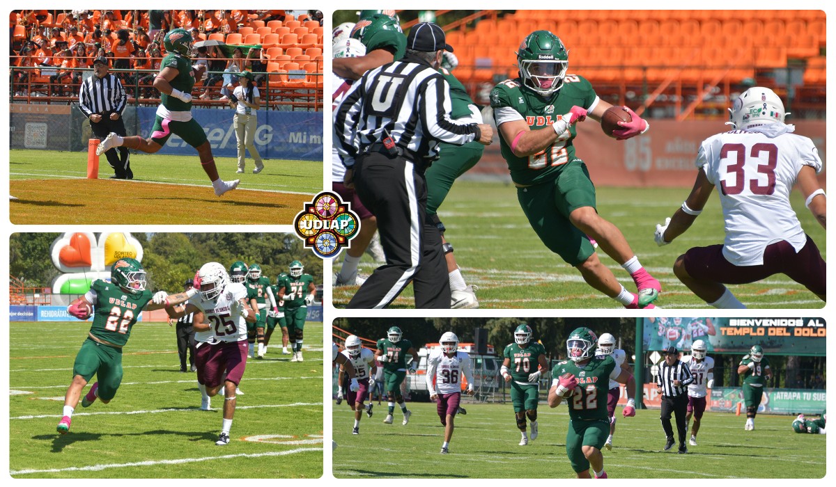 Los Aztecas UDLAP le ganan a los Burros Blancos