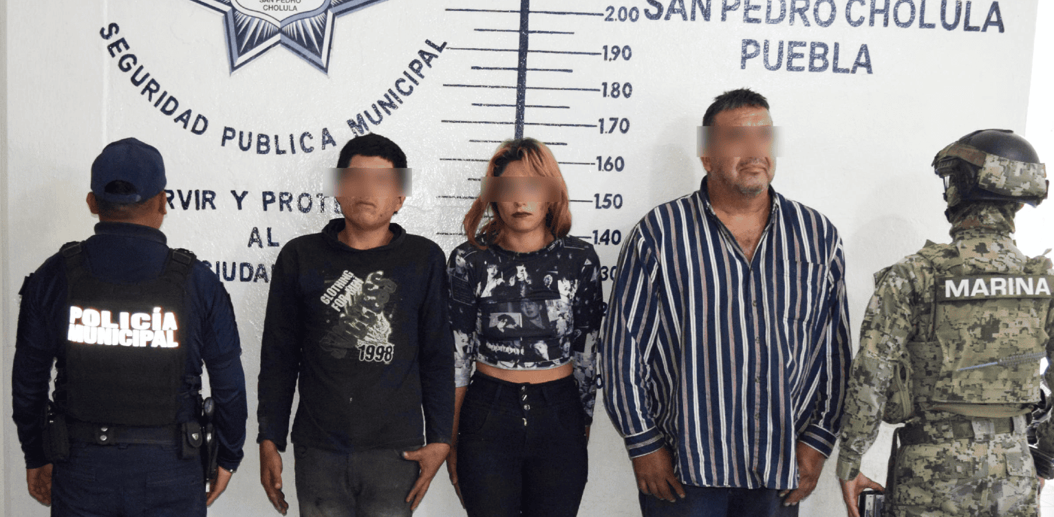Cae banda dedicada al desmantelamiento de vehículos robados en San Pedro Cholula
