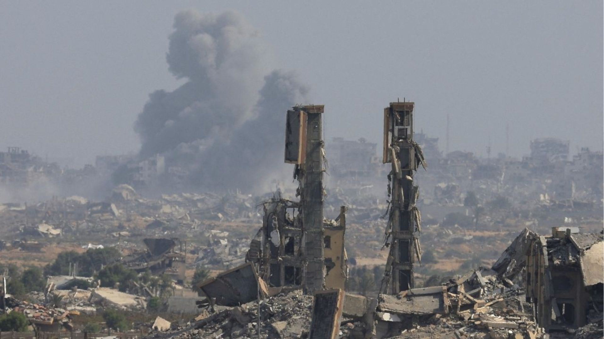 Pese a dichos de Trump, Israel volvió a bombardear Gaza; hay 17 muertos y 40 heridos